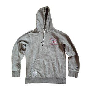 GOAT USA Men's Gray Ski Shred Team Hooded Sweatshirt EUC Size AS